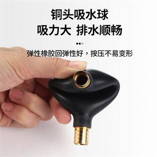 极速大口径12MM茶具排水v管大号吸水管茶道配件下水软管电木茶盘