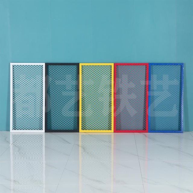 极速定做菱形网格片小格铁丝网片镂空吊顶隔断墙铁艺网Z屏风背景