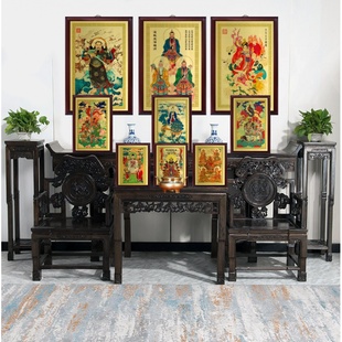 极速胡秀华仙师华像摆件 神像 佛I道人物工艺挂画 摆台用品