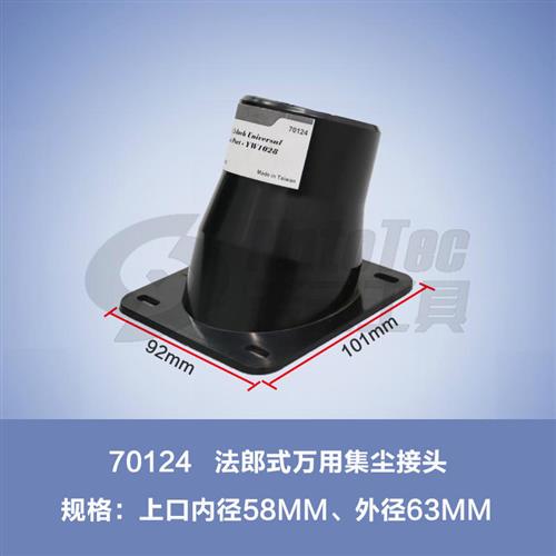 极速工业打磨吸尘罩喇叭口木工雕刻机吸尘漏U斗型排屑集尘罩