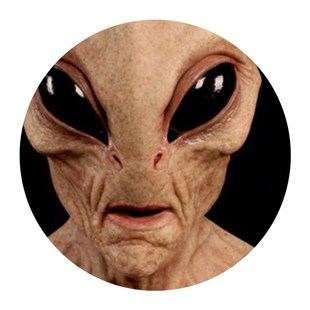 极速外星人面具万圣节恐q怖头套舞台表演UFO道具鬼屋密室搜证装扮