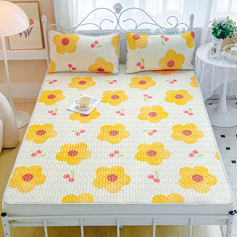 极速l10夏季乳胶凉席三t件套家用空调席子双人床单学生宿舍铺席可