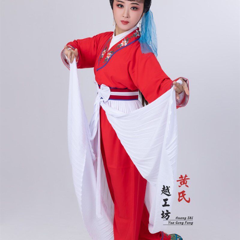 新品古装戏曲h黄梅戏闽剧越剧苏三起解玉堂春囚衣犯衣仿真丝绣花