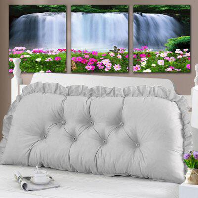 极速韩式田园公主床头大靠软包床上F靠背榻榻米沙发长靠枕含芯可