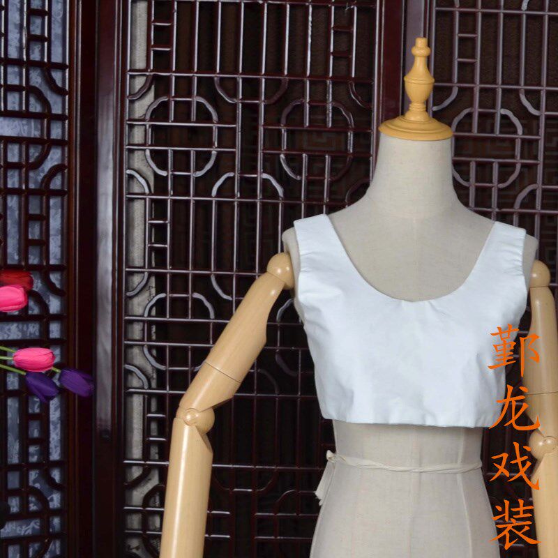 新品戏剧新款女扮男装裹胸背心A越剧黄梅戏小生白色束胸裹胸收胸