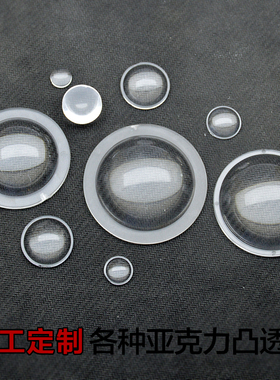 极速10/16/18/20/25/28/33/38/40.8/42/48/50Smm光学玻璃 聚焦凸