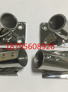 极速游艇不锈钢栏杆底座,316A不锈钢栏杆底座,方形栏杆底座 栏杆