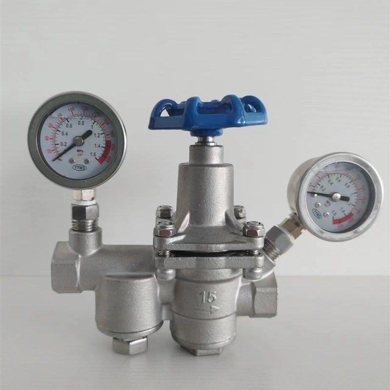 极速新品Y11不锈钢减压so阀自来水一体式过滤器双表可调压丝扣螺,农机/农具/农膜,播种栽苗器/地膜机,淘宝优惠券,粉丝福利购,淘宝优惠卷