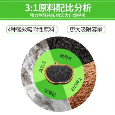 新品大容量除味去除新装修房子去味除甲醛碳N包冰箱儿童房整体橱