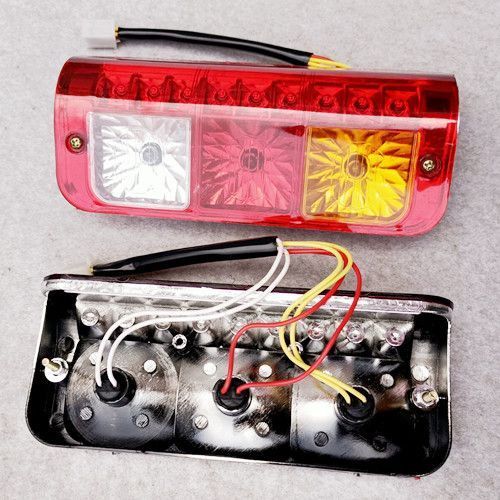 电动三轮车车厢后尾灯总成插泡左右后转向灯刹车灯12v48v60v70V