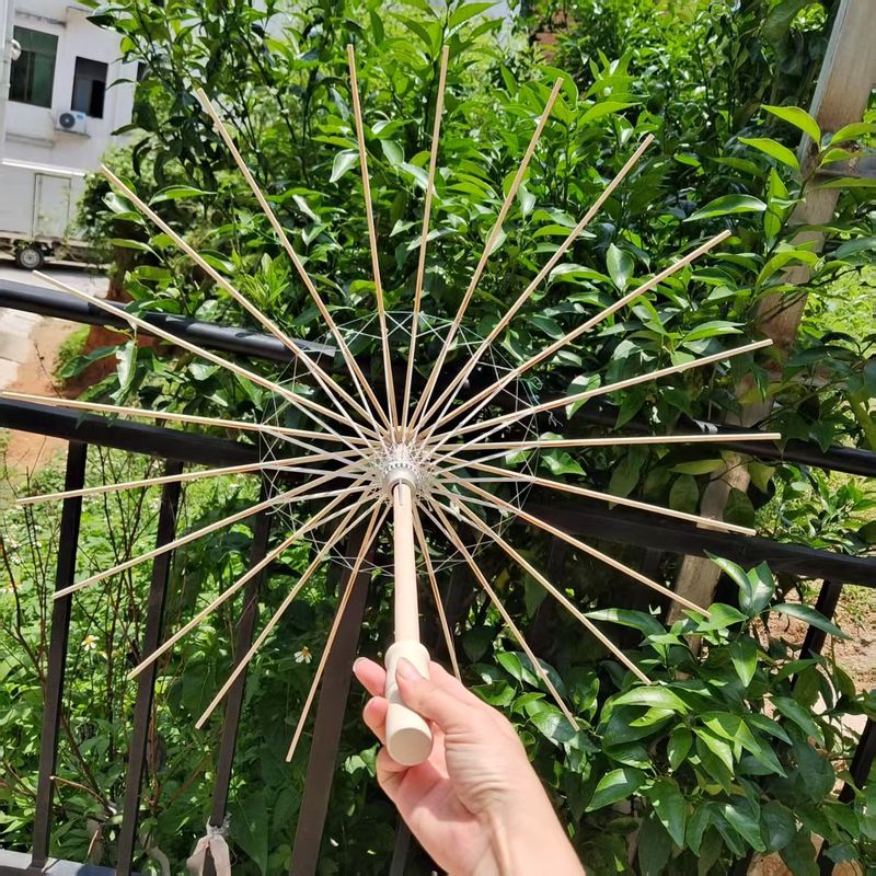 油纸伞配件伞骨架 DIY 手工竹伞架汉服写真拍摄空白伞骨半成品