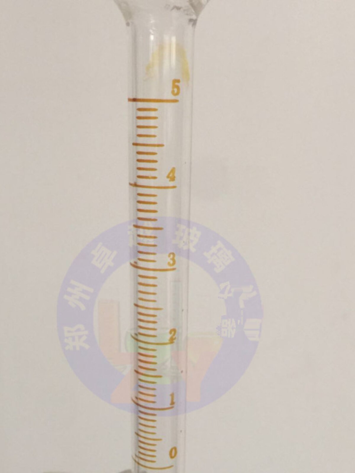 玻璃仪器测定器挥发油测定管 重油5ml 01ml刻度量管 24标准磨口
