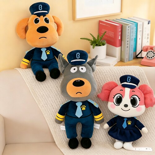 狗狗拉布拉多警长公仔毛绒玩具冒险玩偶系列可爱小狗卡通礼物儿童