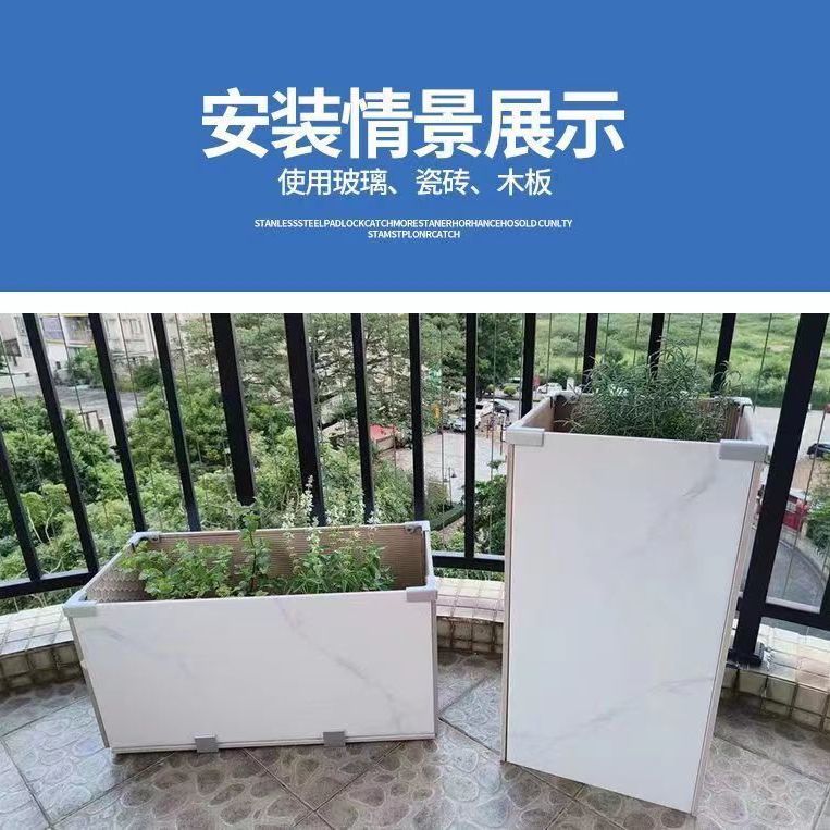 加厚不锈钢铝合金直角卡扣鱼缸菜池瓷砖玻璃加固固定夹子