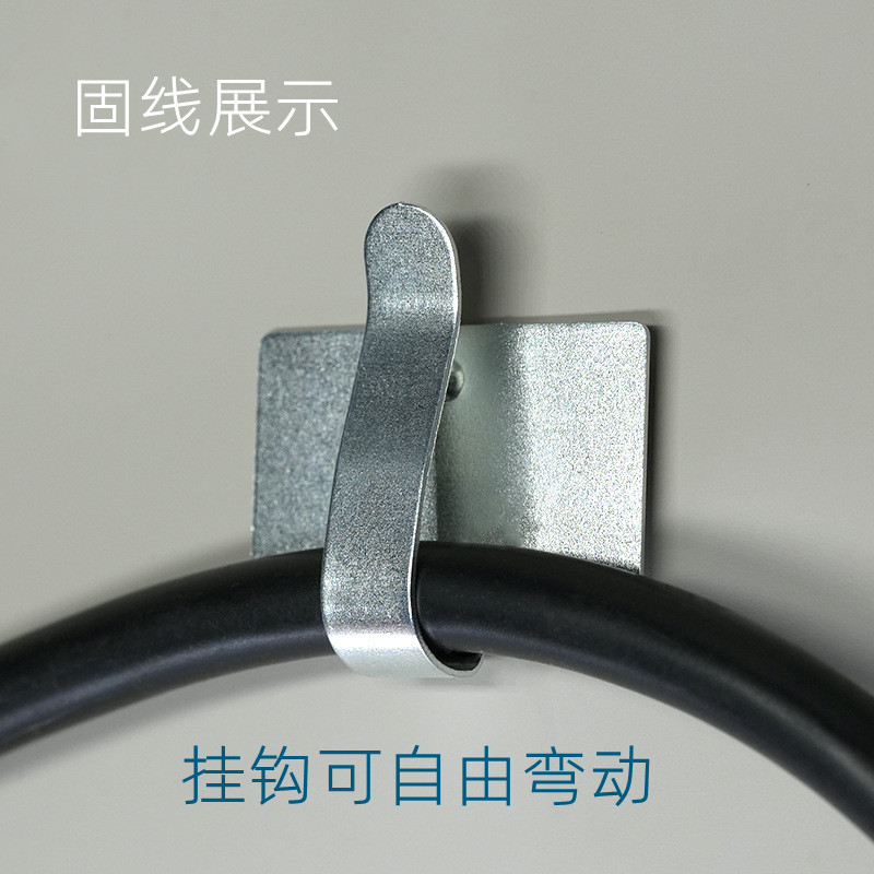 墙上自粘灯带卡扣led固定器免打孔网线电线墙面收纳线卡