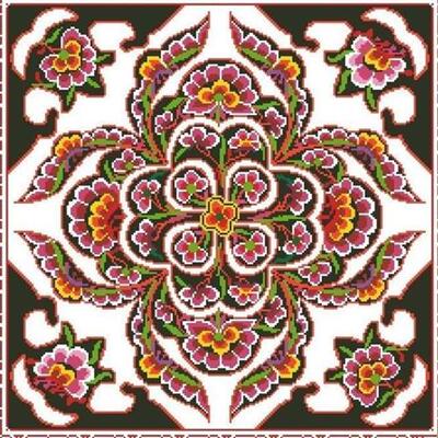 122新款c民族风手工绣十字绣背带心5D印花四季通用满绣不褪色包邮