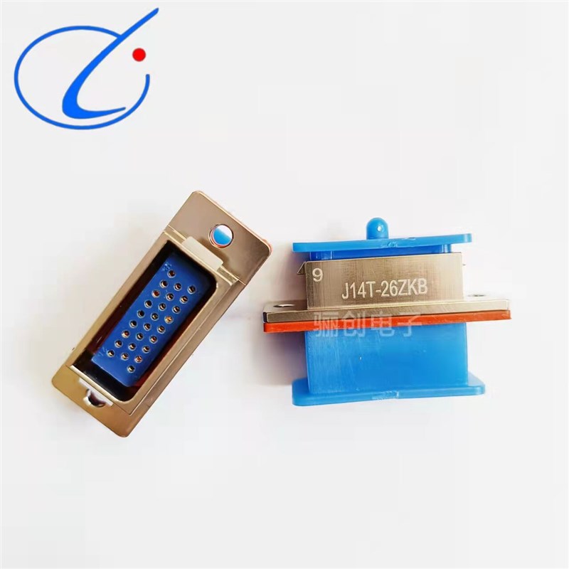J14T矩形连接器 J14T-26ZJB 26芯航空插座接X插件新品现货