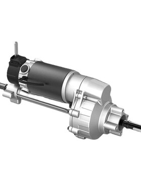 800W直流有刷后桥电动手推车驱动X桥差速器总成