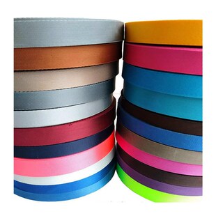 尼龙织带密纹箱包配件扁绳子涤纶带肩带捆K绑平纹纺织辅料黑色白