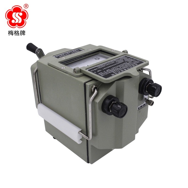 上海六厂电表梅格牌ZC2p5B-3 兆欧表绝缘摇表500V500M绝缘电阻