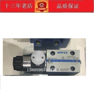 HOYEA电磁换向阀FW-02-2B3BL-D24Z6/50 Z5L A220 A110 2XB4BL 2B8