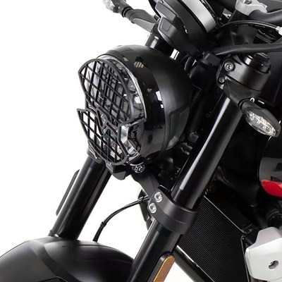 适用凯旋Trident 660 改装件大灯F罩 三叉戟 前大灯保护罩车灯护