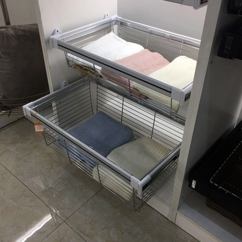 衣柜拉篮抽屉式裤架伸缩家用衣橱推拉裤I抽衣帽间收纳内置五金配,基础建材,衣柜拉篮,淘宝优惠券,粉丝福利购,淘宝优惠卷