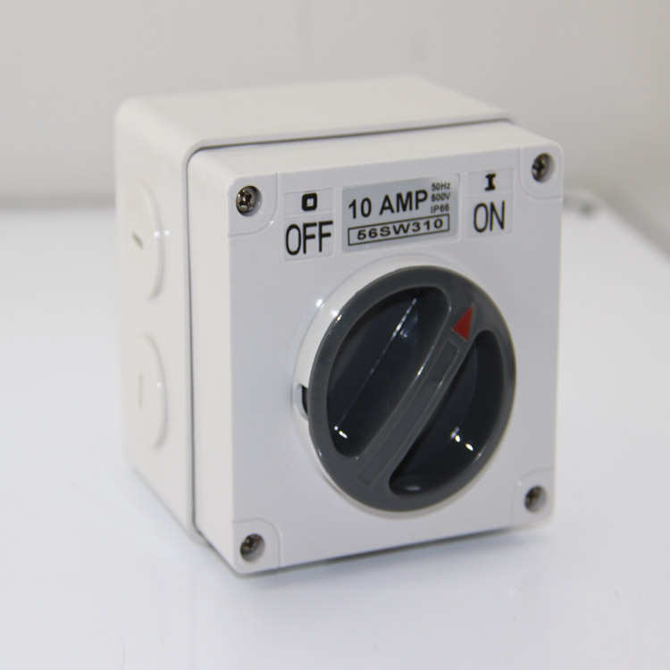 澳式防水方形旋转开关 56SW120 110 13B2 310 315 232 220 332 34