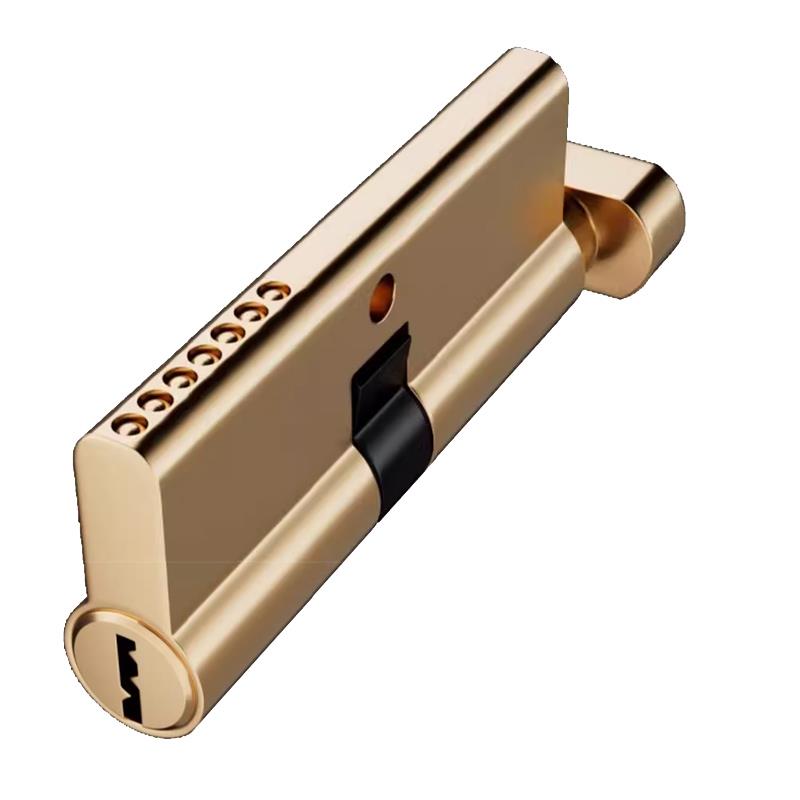 小70锁芯家用通用型锁心房门卧室内门G实木门大纯铜锁体老式门锁