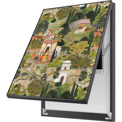 网红古风电电表装美饰中画式轻闸奢高级感电表P盒挂竖版遮挡箱配