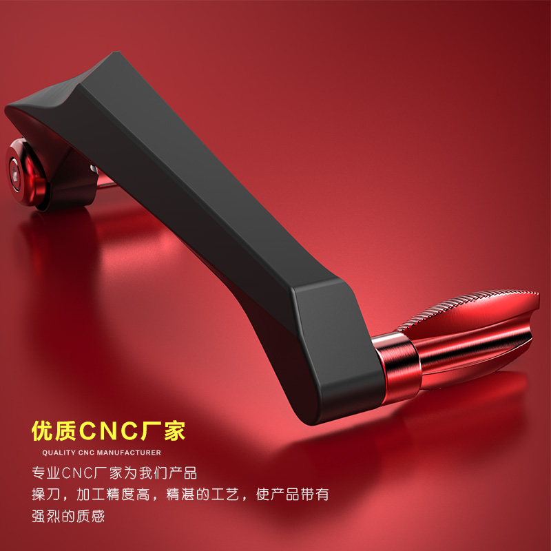 摩托车改装手把堵牛角护手春风小怪兽铝合金车把防摔手柄保护杆