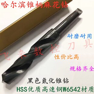 19.5 20.5 22mm 哈尔滨黑色氮化锥钻 21.5 锥柄麻花钻头19