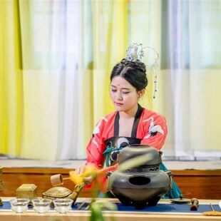 唐代煎茶茶具全套黄铜仿法门寺出土茶具琉璃茶具陆式 煎茶道整套