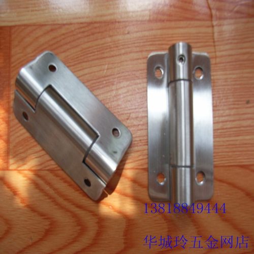 卫生间隔断五金,弹簧合页,公共厕所连接件,板式洗手间隔断配件。