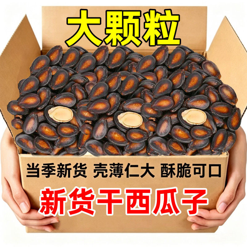 话梅味西瓜子500g散装颗粒250g黑瓜子坚果休闲零食袋装