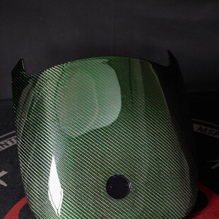 九号电动车E100E20q0PE80C系列改装绿丝斜纹碳纤维车壳外壳前面板