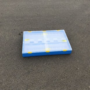 塑料大折叠箱600 340PP透明折叠S箱塑料玩具收纳箱