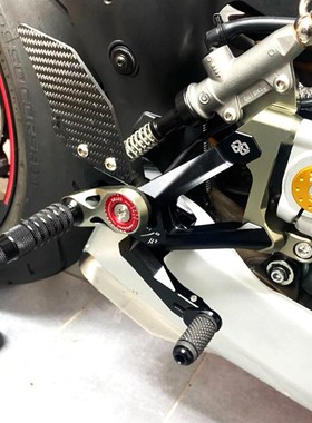 适用于杜卡迪 Panigale Vv4 V4S V4R 街霸 V4 升高脚踏杆 脚踏护