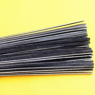 wood violin Length 48mm strip black white mblack pcs 200