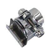 对讲机电台车载天线夹边RB400V卡边不锈钢夹边Q 5米特氟龙镀银馈