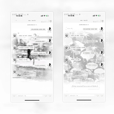 【灰色阴雨天】 themepro动态主题 双背景 双气泡 赠送白肚皮