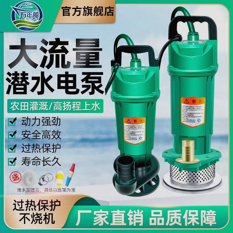 德国进口家用潜水泵220V高扬程农用抽水机清水污水泵小型灌溉泵抽