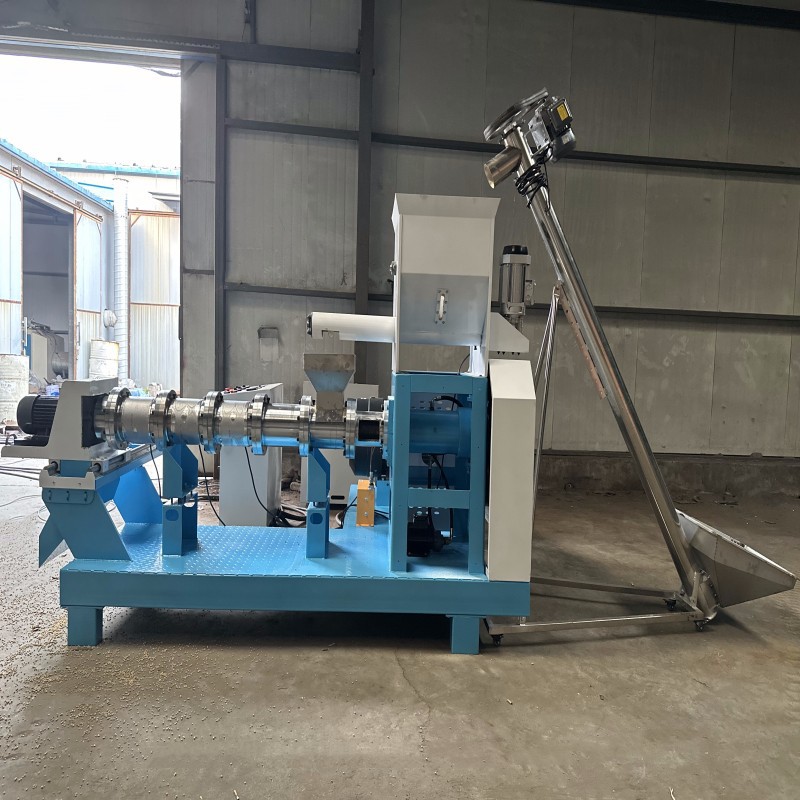 商用狗粮猫粮机 颗粒膨化机养殖水产鱼饲料生产线出口木箱