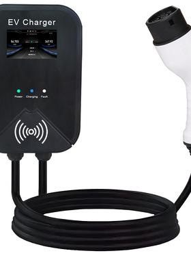 欧标ICEIEC62196壁挂式充电桩7kw单枪单相32a
