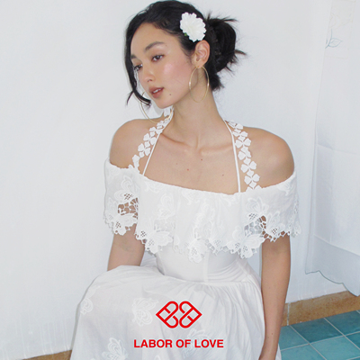 LaborofLove波西米亚法式长裙