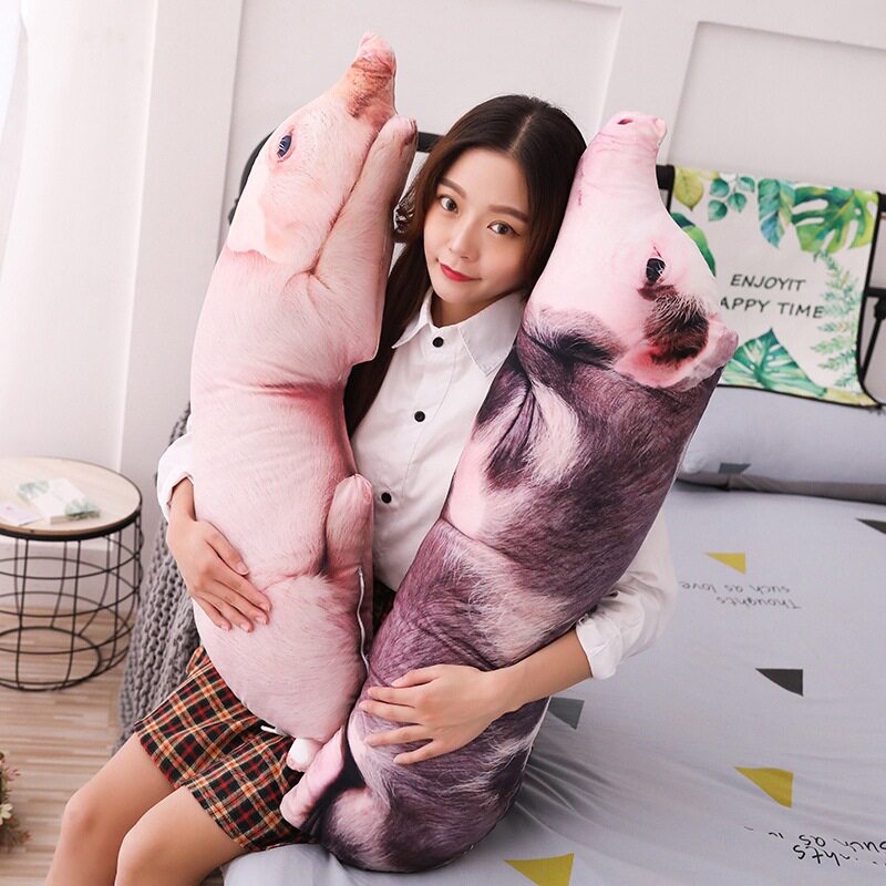 超彷真小猪玩偶3D立体逼真迷你