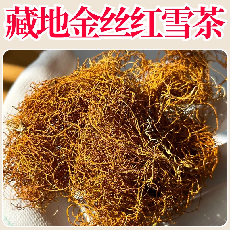 西藏野生红雪茶高原金丝红血茶
