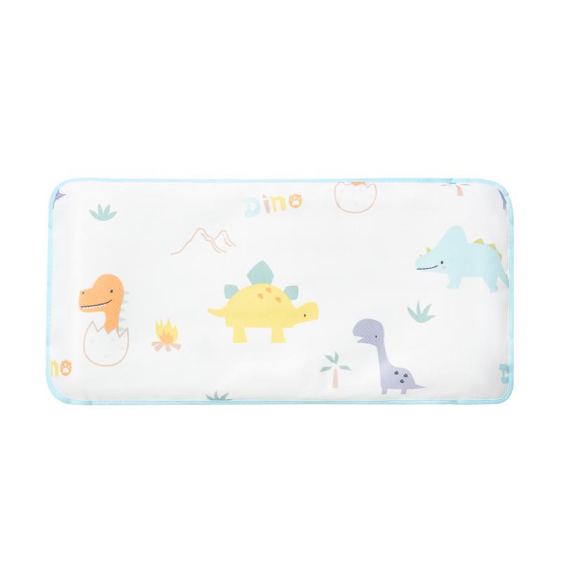 婴儿冰丝枕头0-6个月夏季宝宝一岁以上3岁男童2女童1幼儿园专用