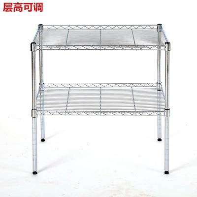 厨房置物架可调节隔层架桌面简易整理架夹缝收纳架橱柜分层窄架子