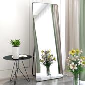 穿衣镜ins风全身落地镜家用卧室女生宿舍寝室挂墙立体试衣大镜子